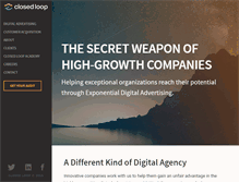 Tablet Screenshot of closedloop.com